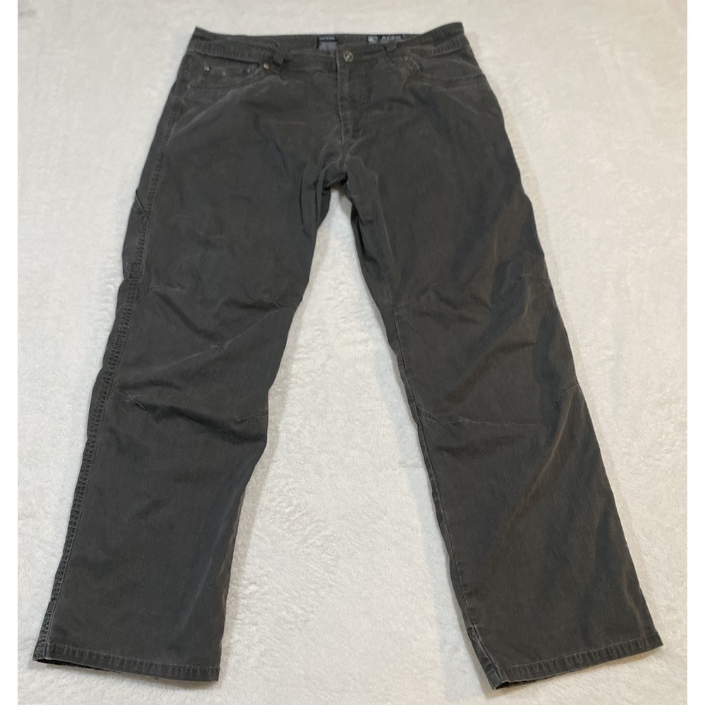 Kuhl Revolvr Gotham Grey Men's Pants size 36x30 Hiking Outdoors Patina Dye